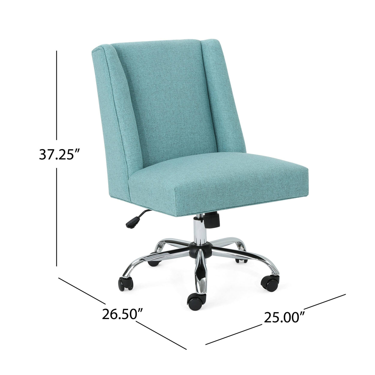 Gray and Chrome Office Chair P423844