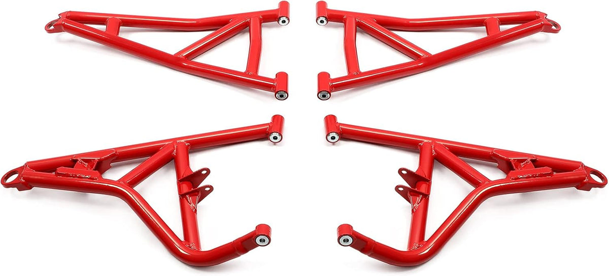 4 A Arms Upper & Lower Rods A-Arms Powder Coated Heavy Duty R4200