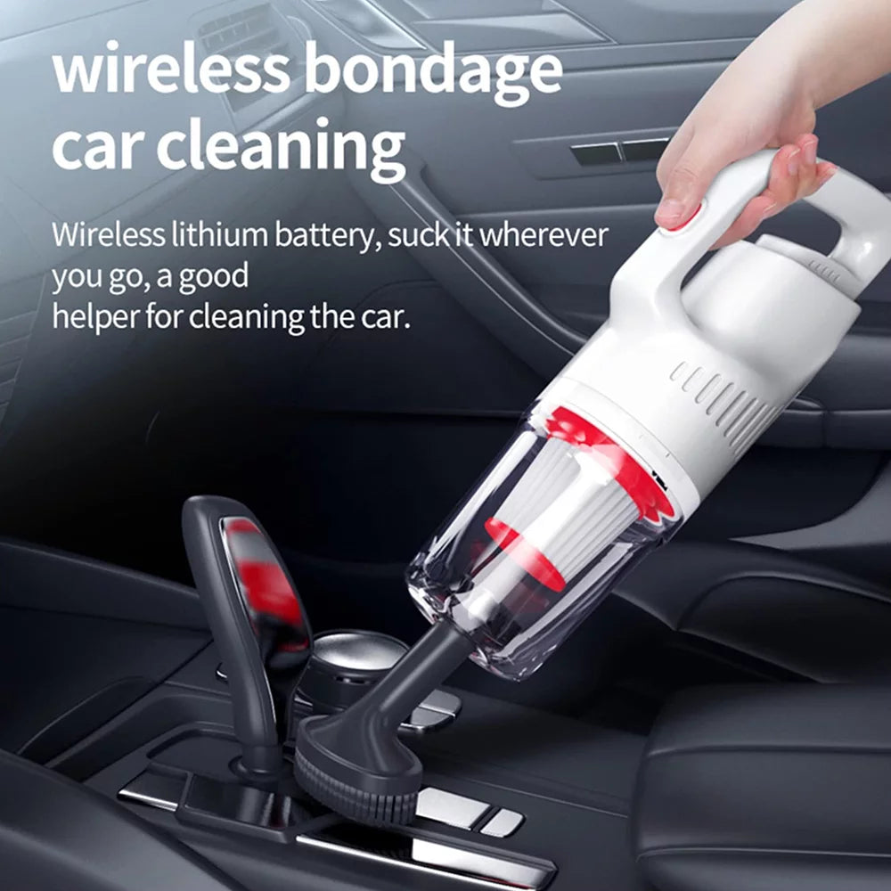 Cordless Stick Vacuum Cleaner, 12000Pa 4 in 1 Handheld (White) Y41693
