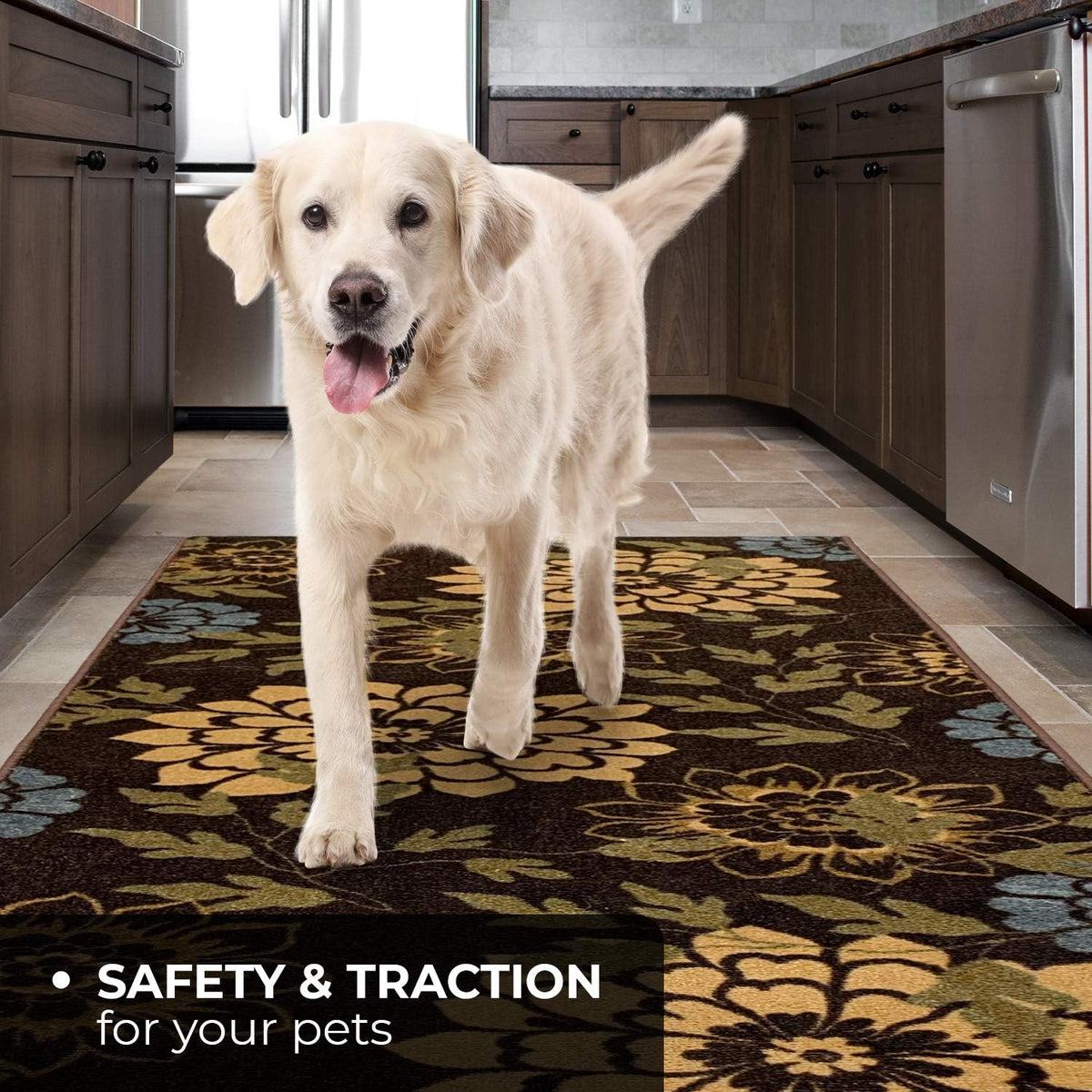 Skid-Resistant Carpet Runner 6 Feet X 26 Inches Z6277