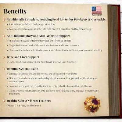 Senior Bird Nutri Berries Parrot Food S7249