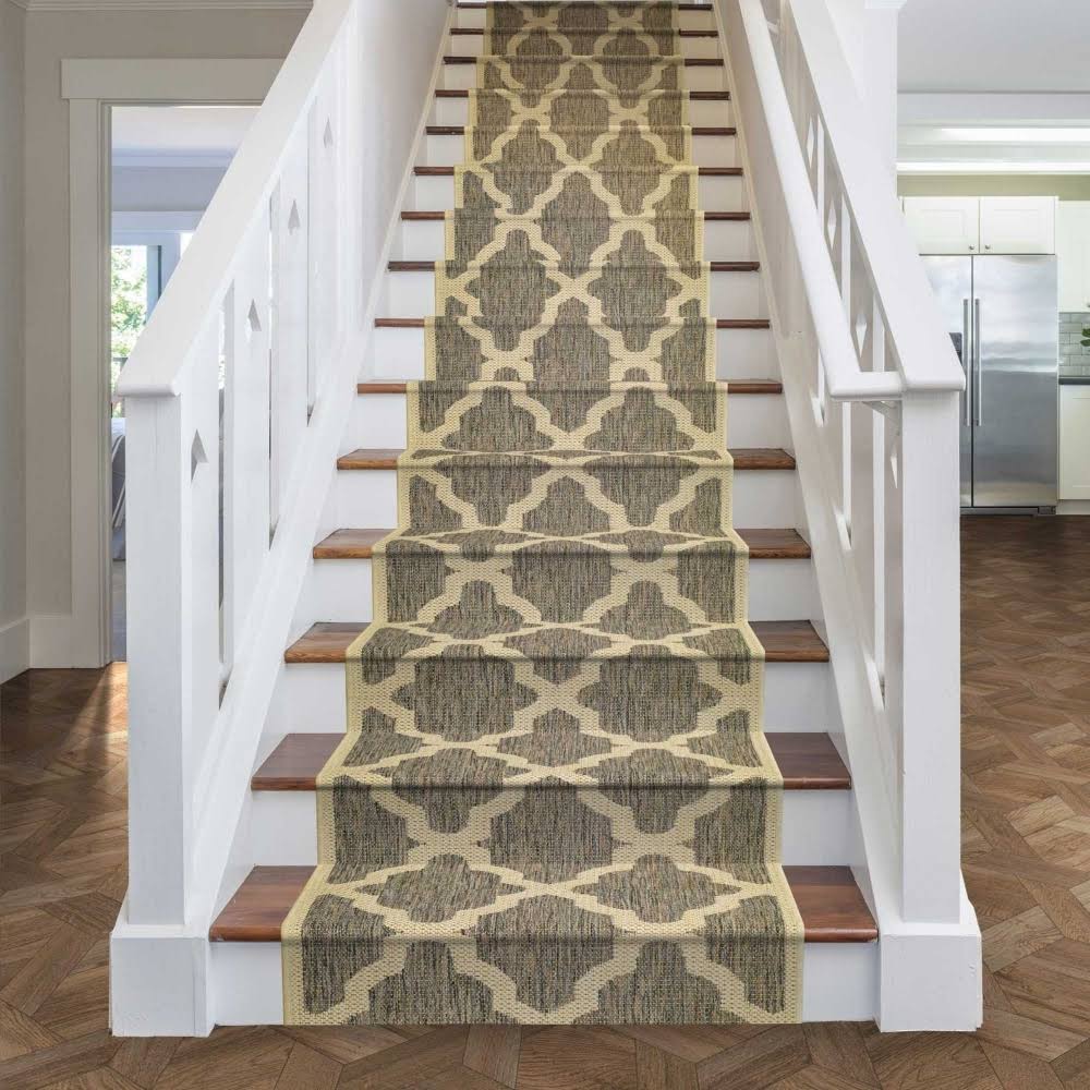 Trellis Tweed Stair Carpet Runner 9 foot H834621