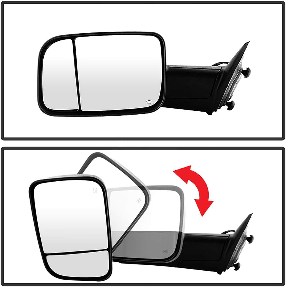 Telescoping Power Heat LED Signal Towing FlipUp Mirror Driver Side Left W671058