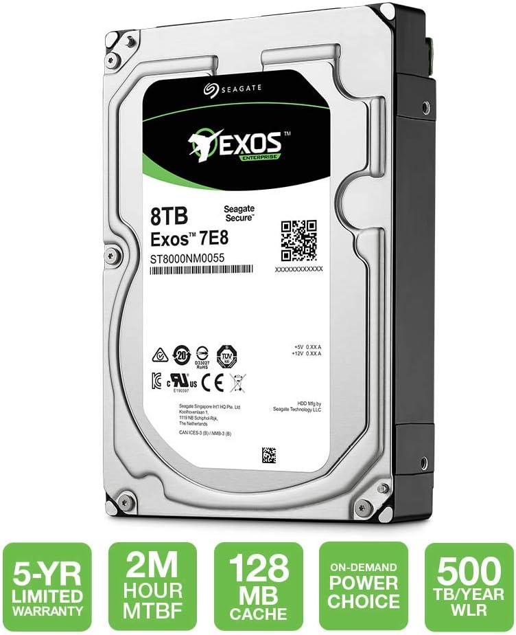 8TB 3.5 HDD 7200RPM SATA Internal Bare Drive X449