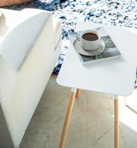 White Rectangular Side Table T836