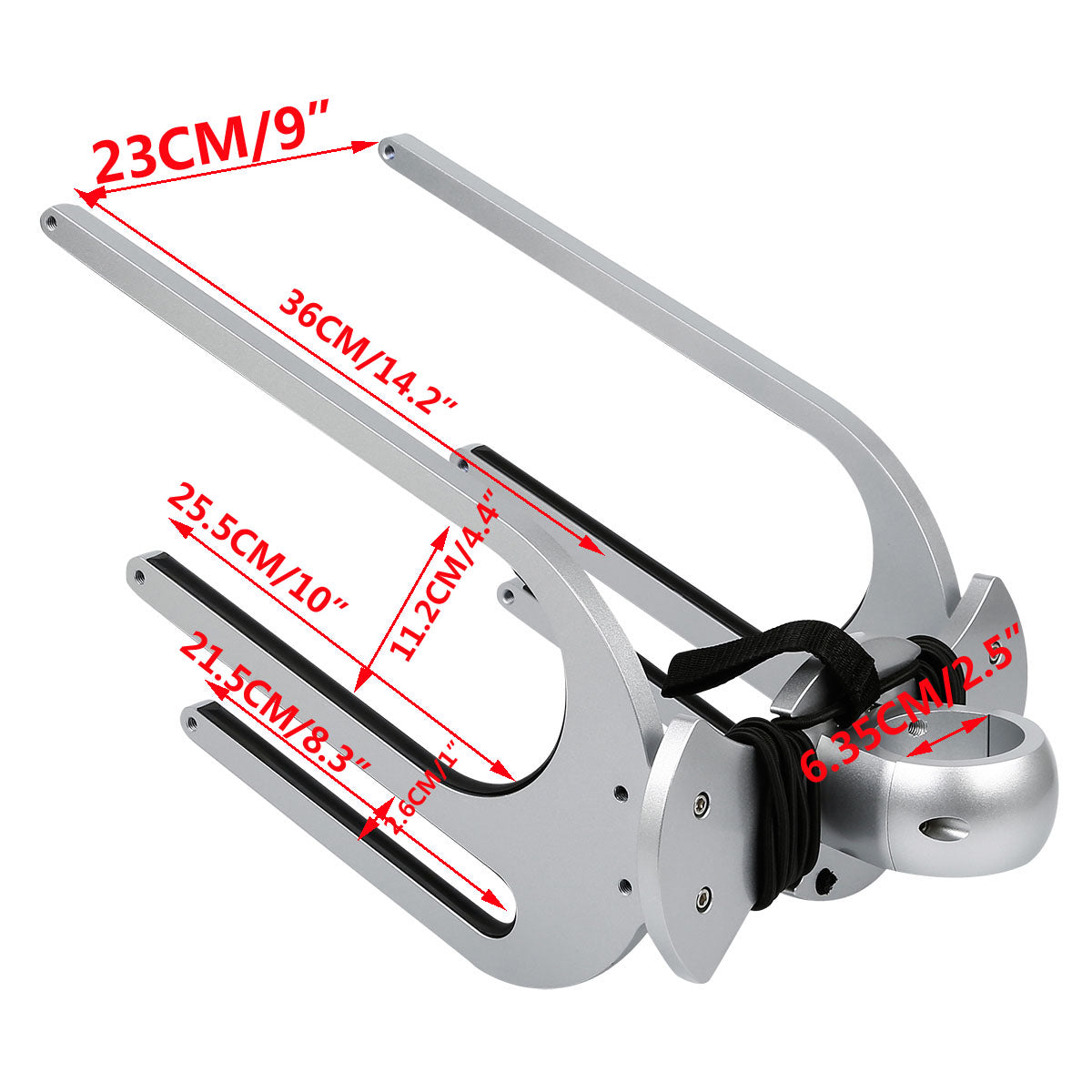 Silver CNC Wakeboard Tower Rack E386648