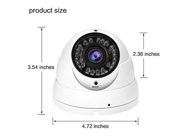 Dome Security Camera 2.8mm-12mm Varifocal Lens 100ft Q5751