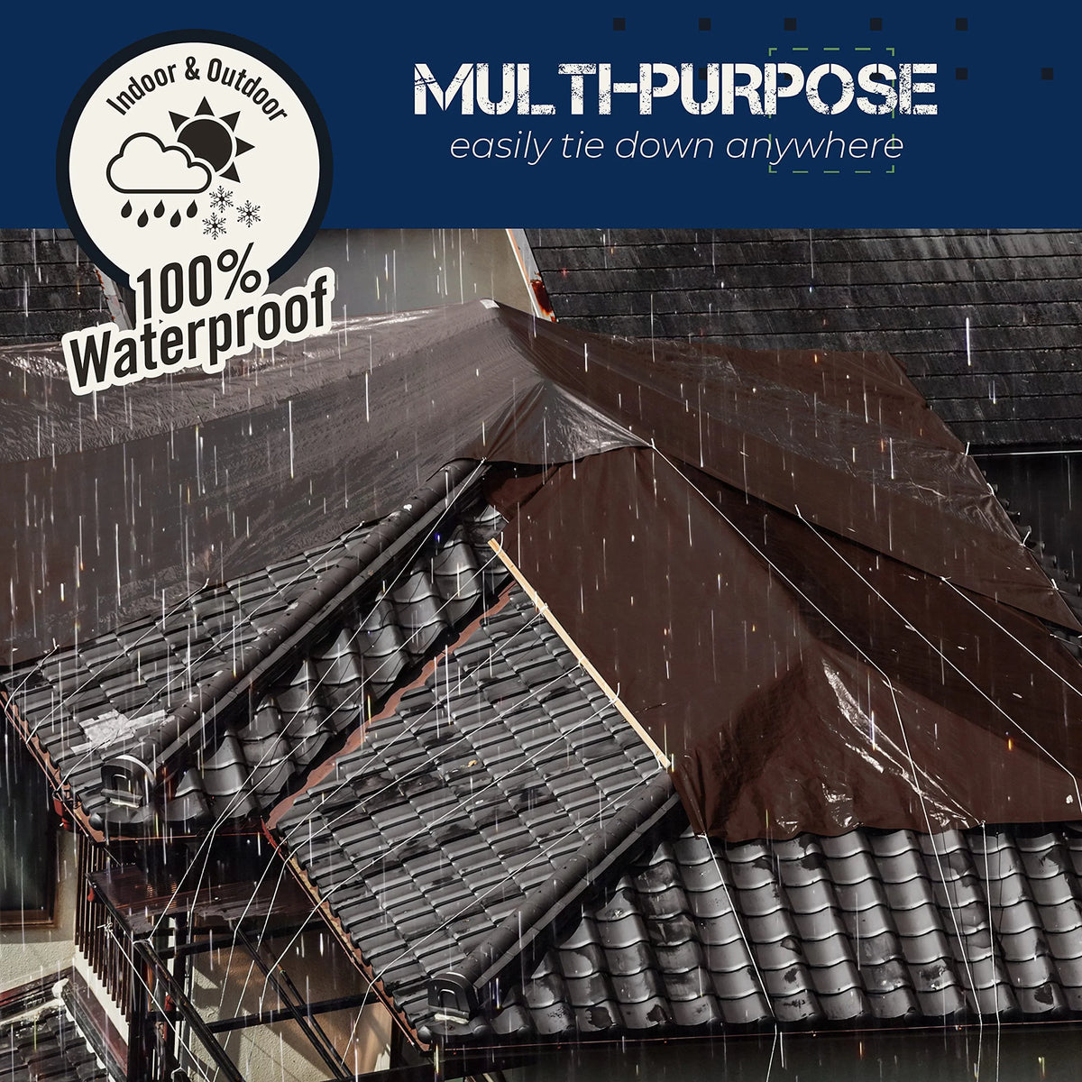 6x8 Water Proof Tear Proof Tarp Cover G253937