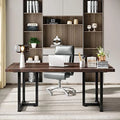 Brown Wooden Executive Desk Y86879