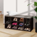 3 Tier Shoe Bench with Cushion Seat and Adjustable Shoe Rack R20361