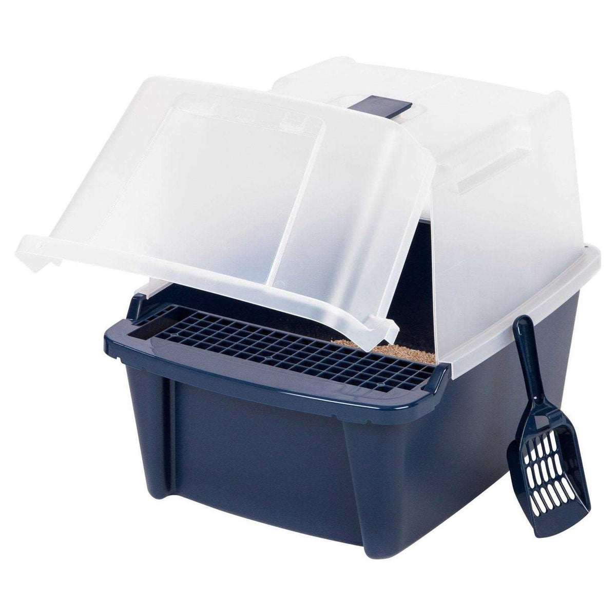 Litter Box with Grate and Scoop A105474
