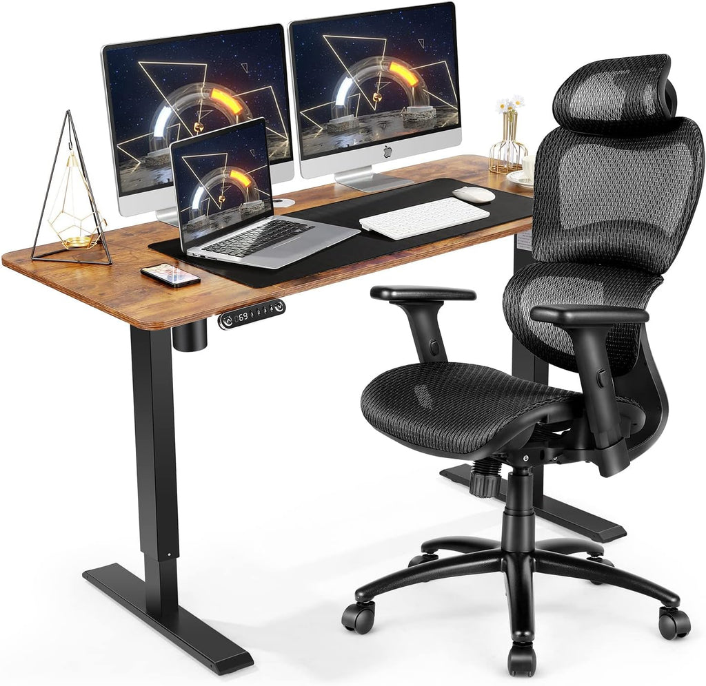 Electric Standing Desk with Oversized Mouse Pad I3118