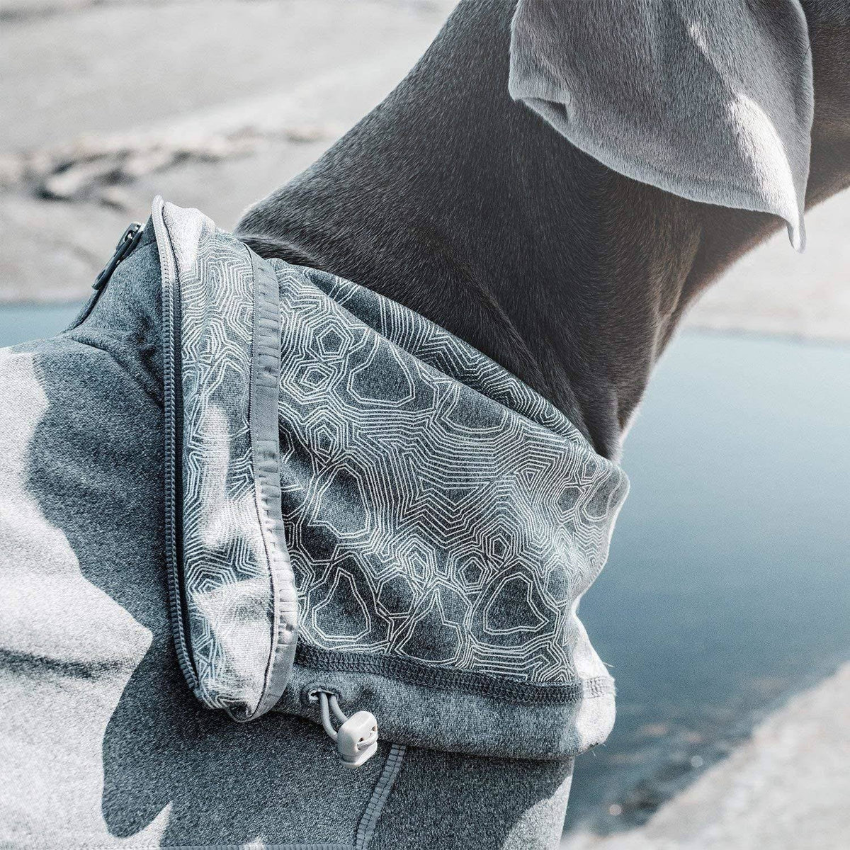 Carbon Grey Dog Body Warmer P1348