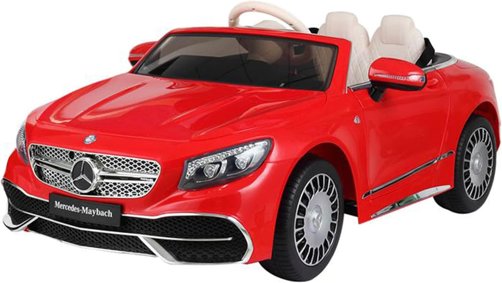 12V Licensed Mercedes Maybach S650 Ride on Car with Remote Control, Electric Ride on Vehicles Cars for Kids w/ MP3 Bluetooth, Black R1401