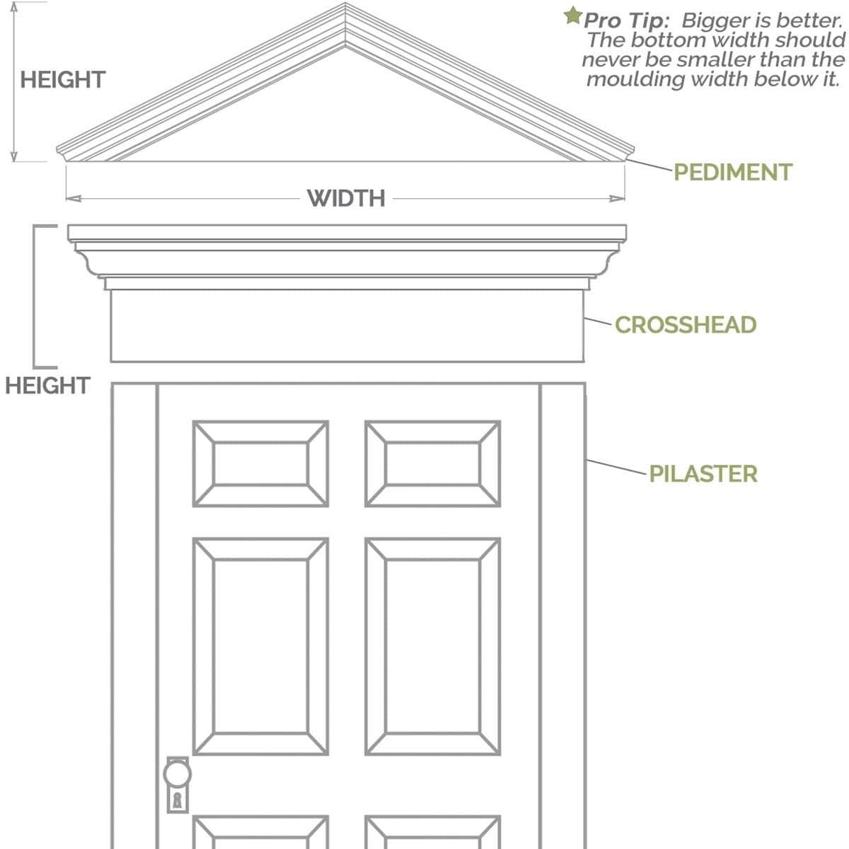 Plain PVC Pilaster (Pair) J60784