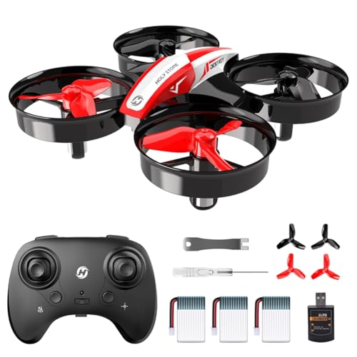 Mini Drone with Auto Hovering, 3D Flips, Headless Mode and 3 Batteries, Blue C276