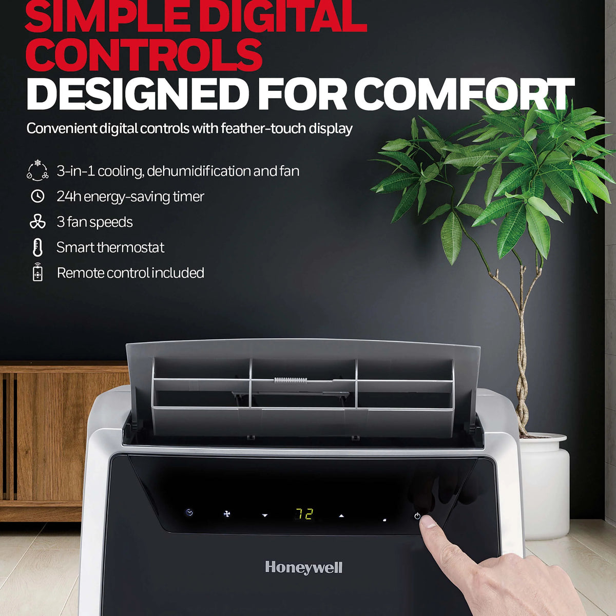 Portable 14000 Btu 115V Air Conditioner with Heat Pump B377571