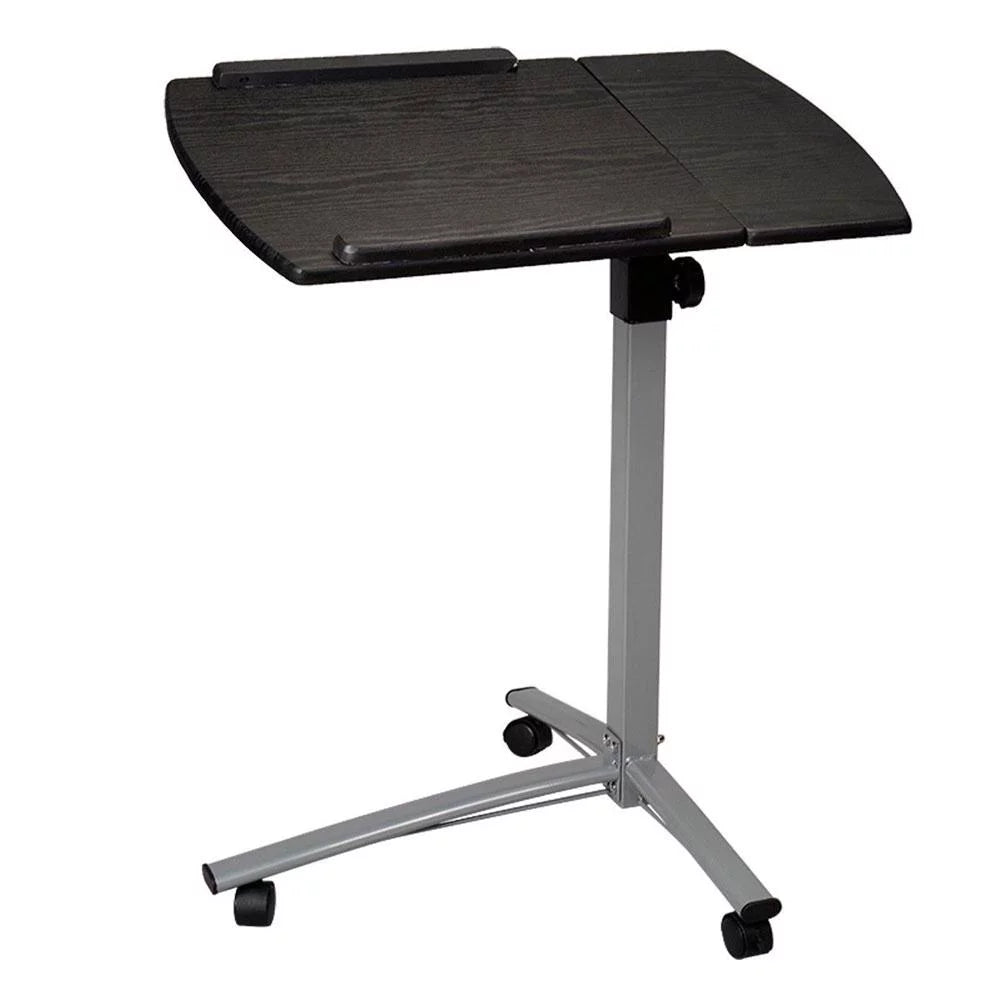 Adjustable Laptop Table with Wheels, Black C41970
