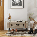 Modern Upholstered Storage Ottoman Q7279