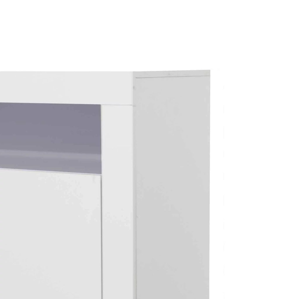 Wood Storage Cabinet with LED Light P3937