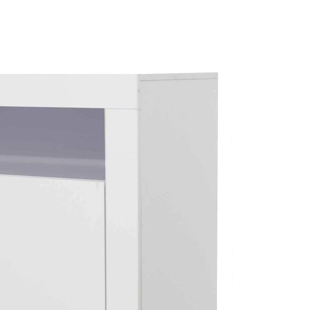 Wood Storage Cabinet with LED Light P3937
