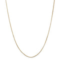 14kt Yellow Gold 1.0mm Octagonal Snake Chain 18 inch Lobster Clasp E605732