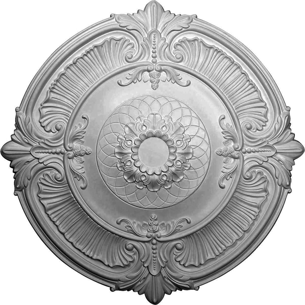 39 1/2x22OD x 2 1/2x22P Ceiling Medallion (Jet Black) V757
