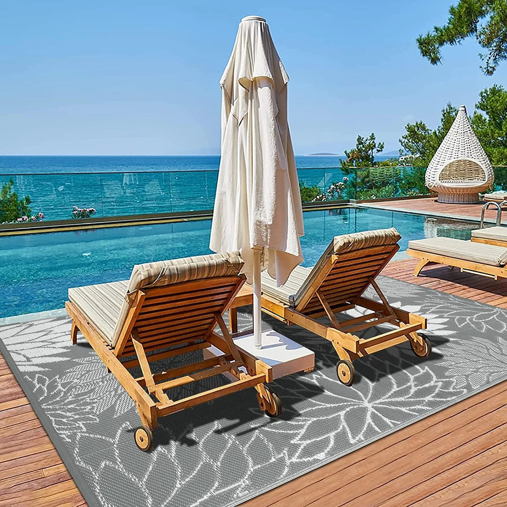 6'x 9' Waterproof Outdoor Patio Rug Y449363