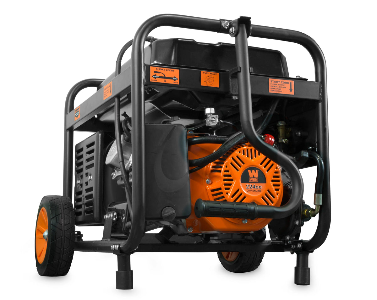 4,750/3,800-Watt Dual Fuel Portable Generator with Wheel Kit Q2872