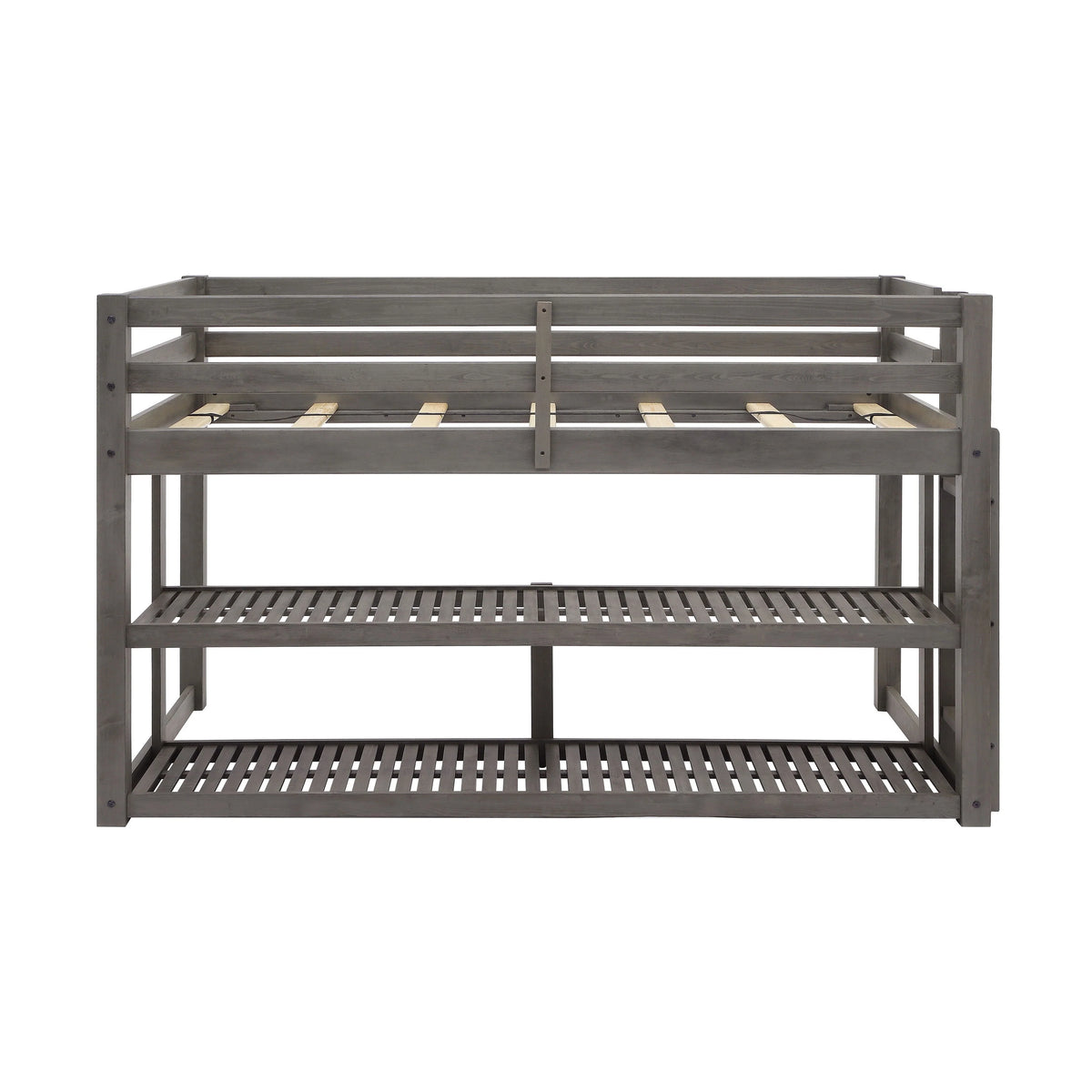 Black Twin Loft Storage Bed W85771