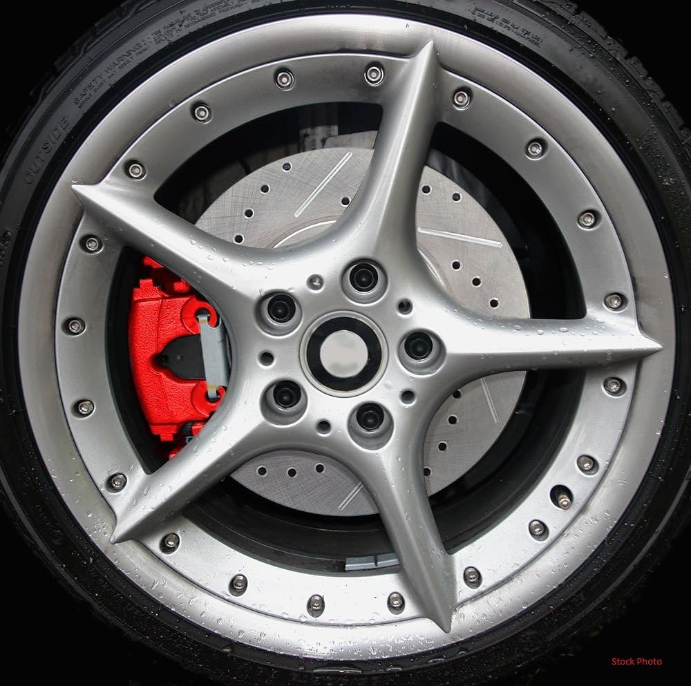 Brake Kit with Red Calipers and Ceramic Pads G330