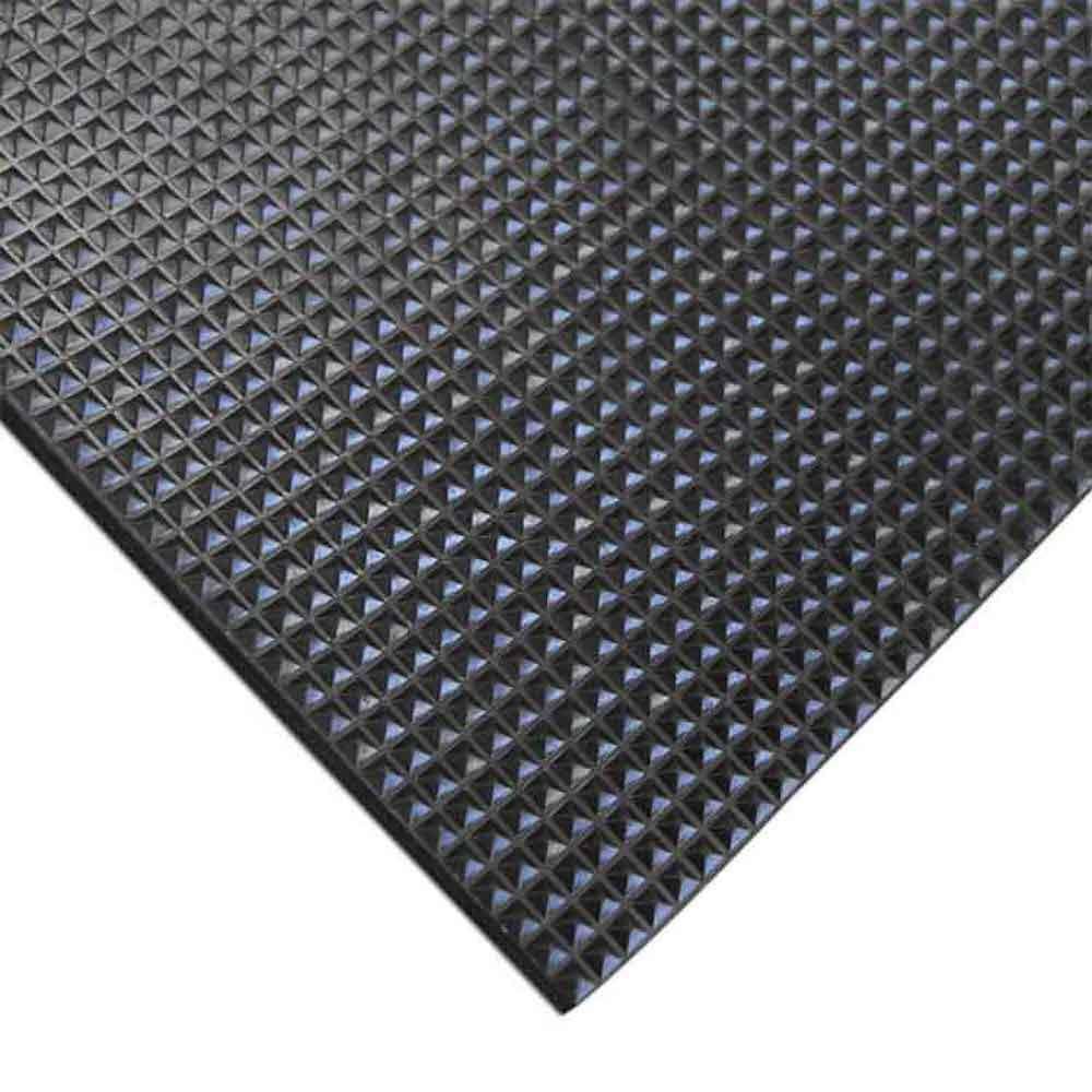 Black Rubber Runner Mat 120 x 48 in. S4434