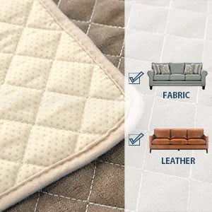 Grey L-Shaped Sectional Couch Cover Furniture Protector N203