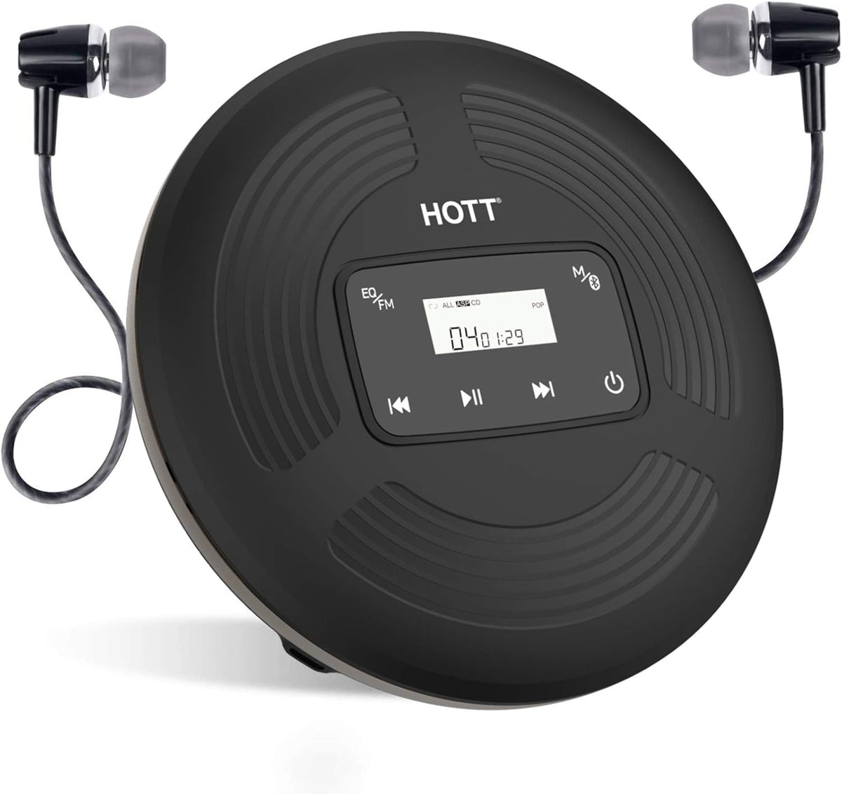 Portable CD Player with Bluetooth 5.0 and FM Transmitter K866845