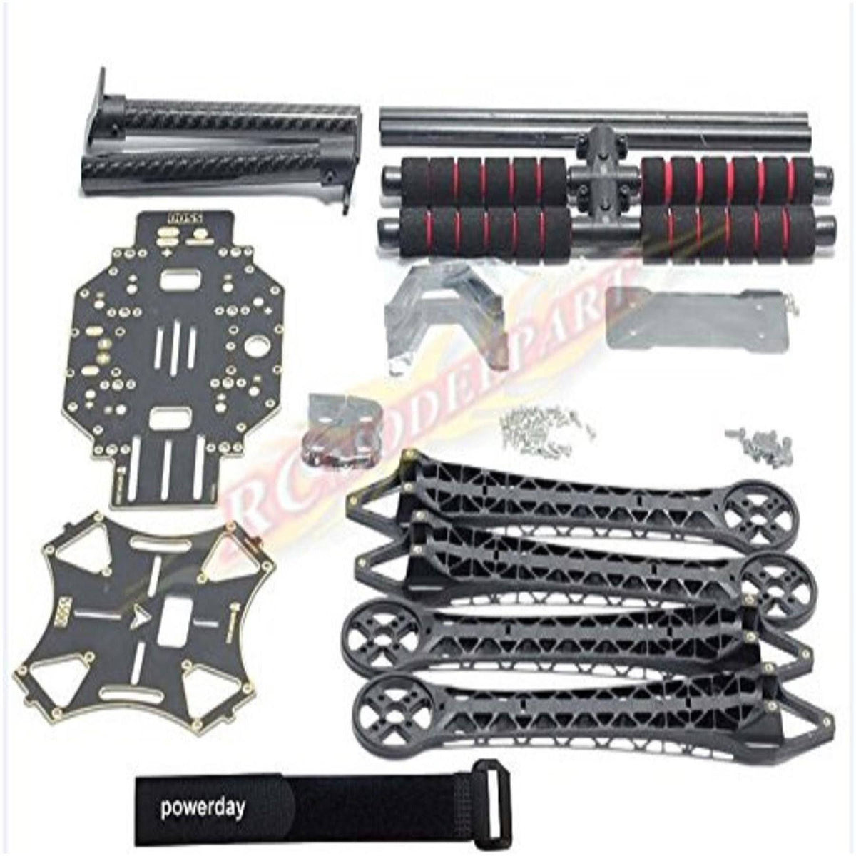Quadcopter Fuselage Frame Kit with Carbon Fiber Landing Gear M472369