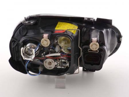Black Projector Headlight Set with Fog Lights S174