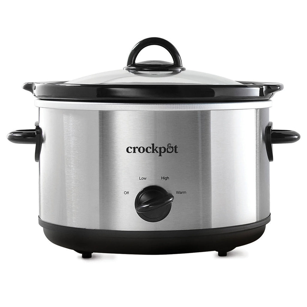 4.5 Quart Manual Slow Cooker Silver E811044