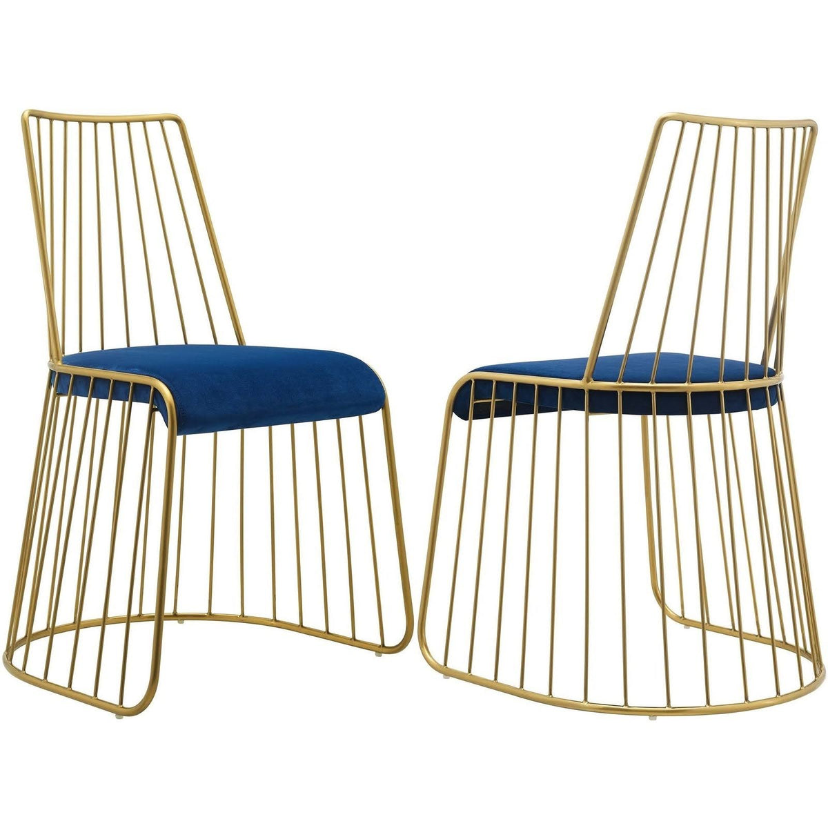 Navy Velvet Dining Chair N5393