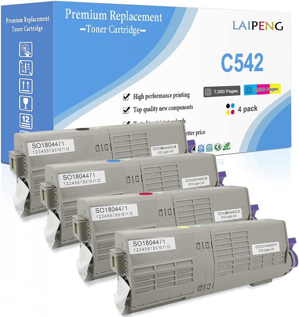 Compatible Toner Cartridges 4 Colors High Capacity J5587