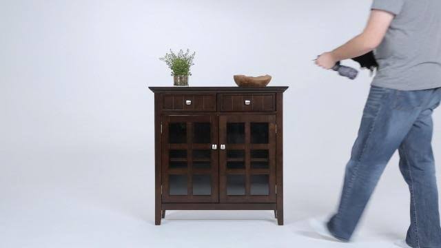 Solid Wood Entryway Storage Cabinet with Drawers Q5427