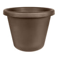 24 Inch Round Slate Blue Plastic Planter W74144