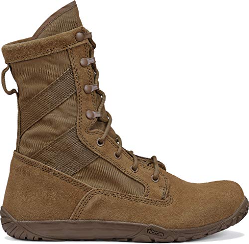 Coyote Brown Leather 8" Tactical Boots Q952