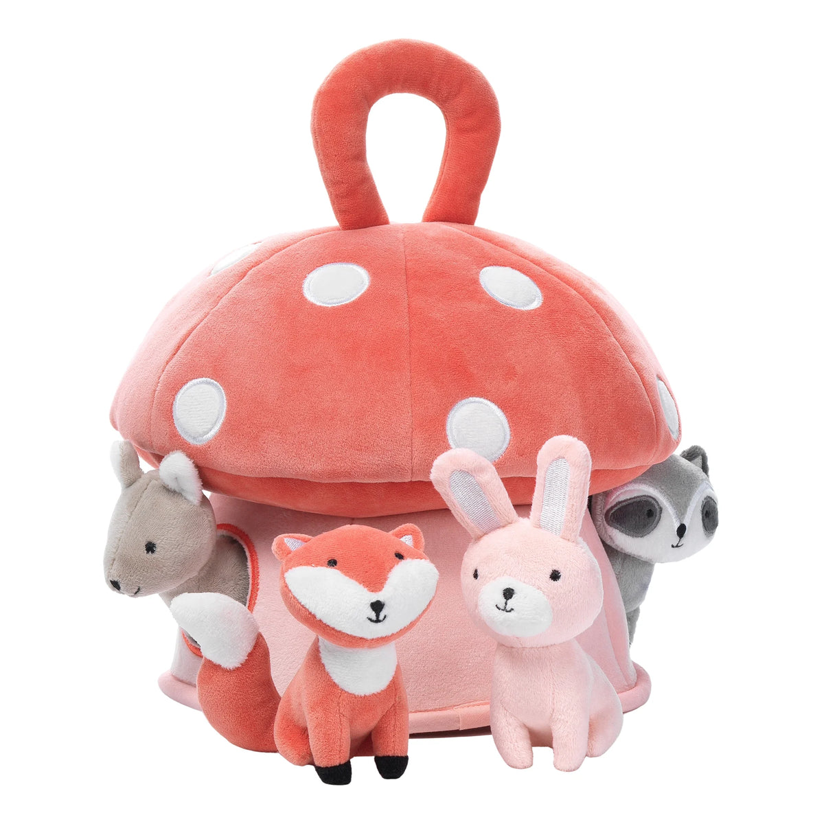 Interactive Plush Mushroom House with Stuffed Animal Toys N850951
