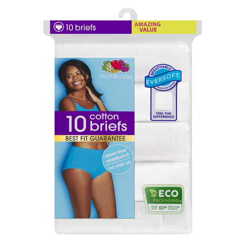 10 Pack Women's Brief Underwear B428