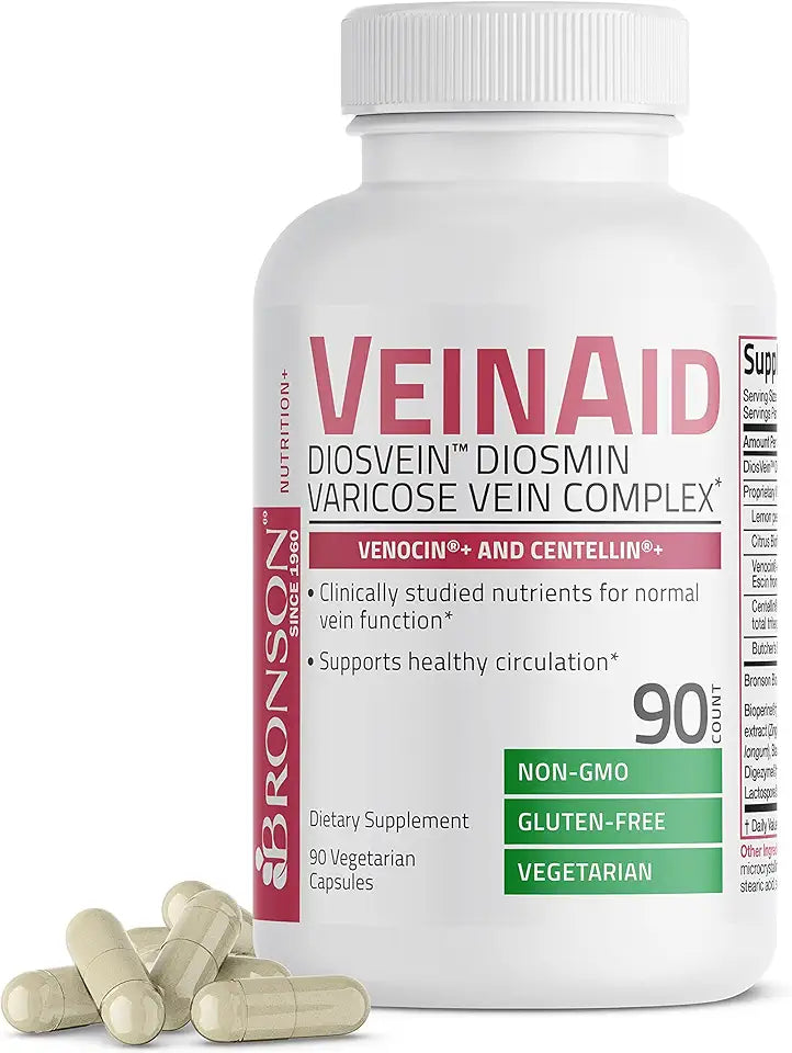 Diosmin 1000mg Varicose Vein Complex 90 Vegetarian Capsules E954