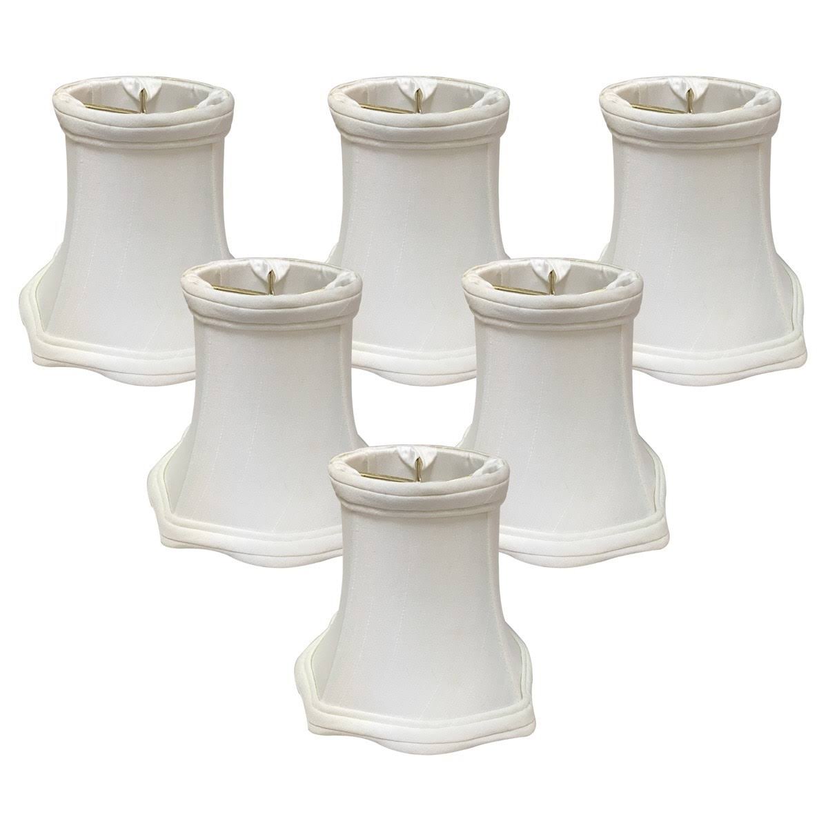 5 Shantung Bell Candelabra Shade Set of 6 Y246399