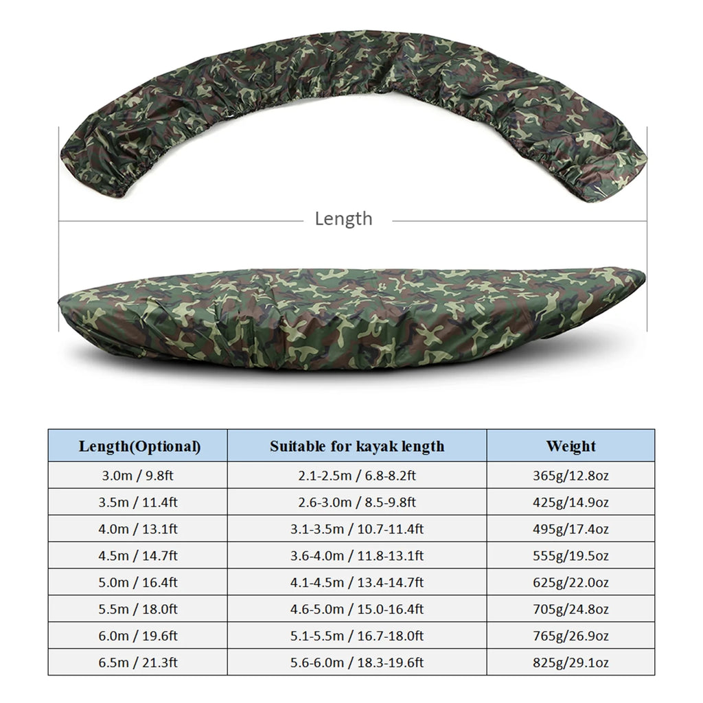 Waterproof UV Resistant Kayak Cover L5306