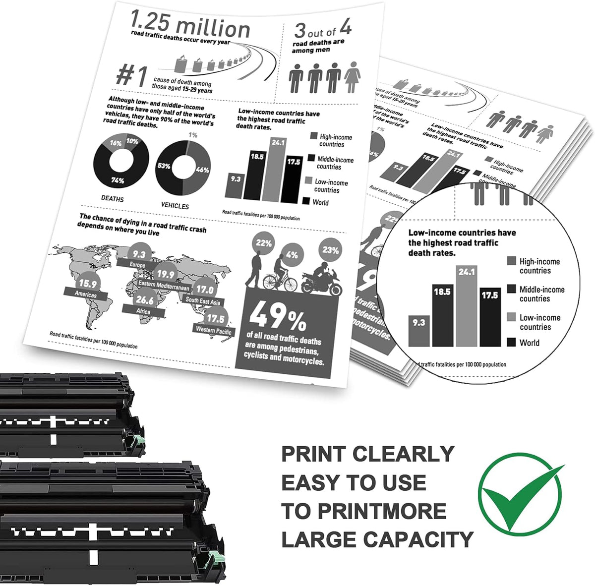 Toner Cartridge 2-Pack Black B15836