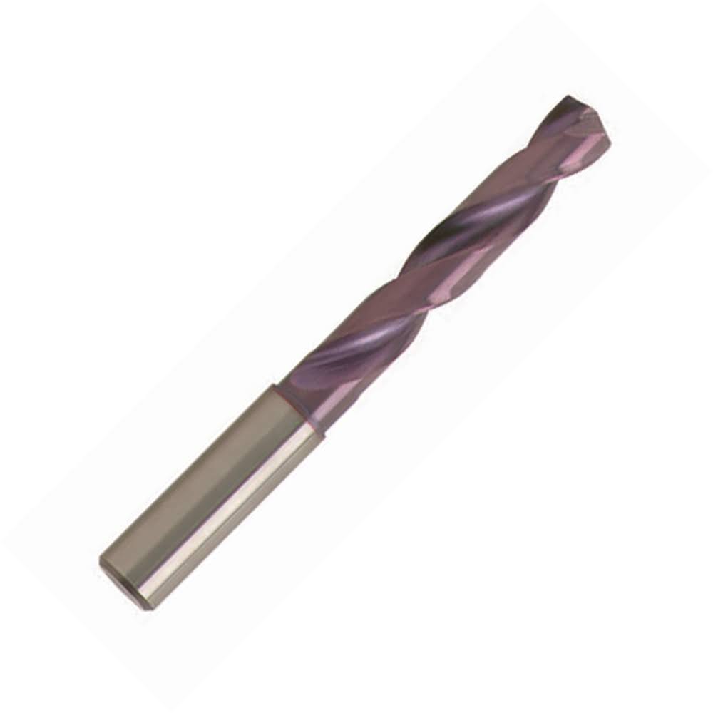 Carbide 140° Point Drill, Reinforced Straight Shank, 65mm LOC L8260