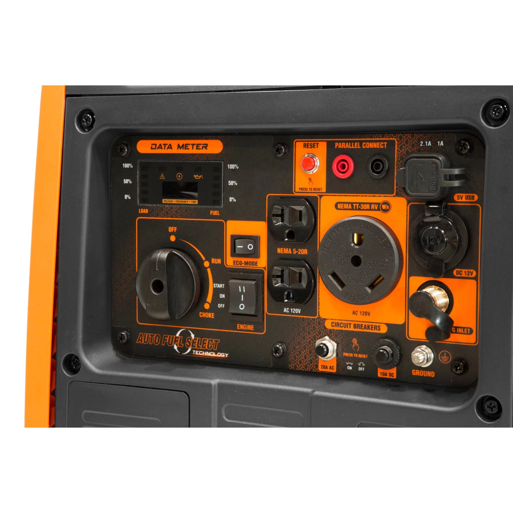 4500-Watt Dual Fuel Portable Inverter Generator W476